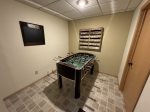 Foosball in lower level